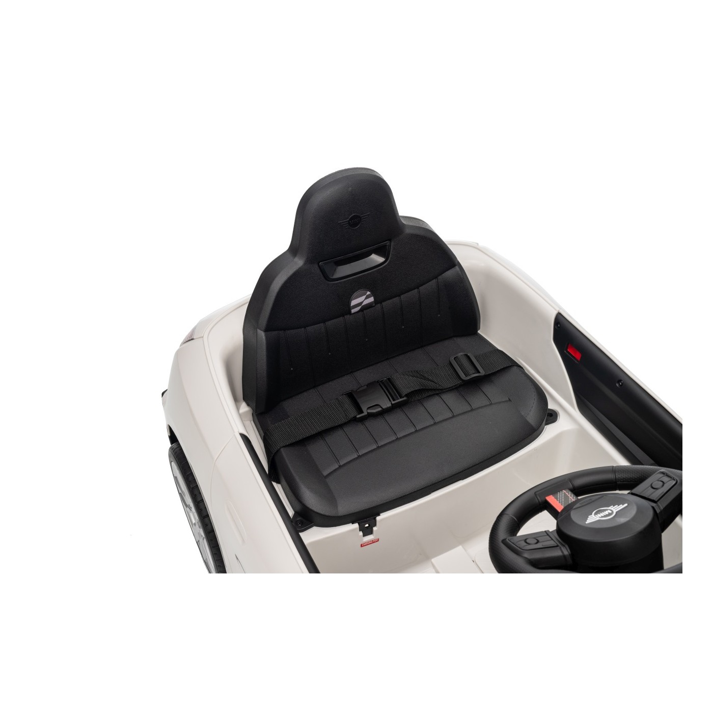 Mini Cooper biele vozidlo