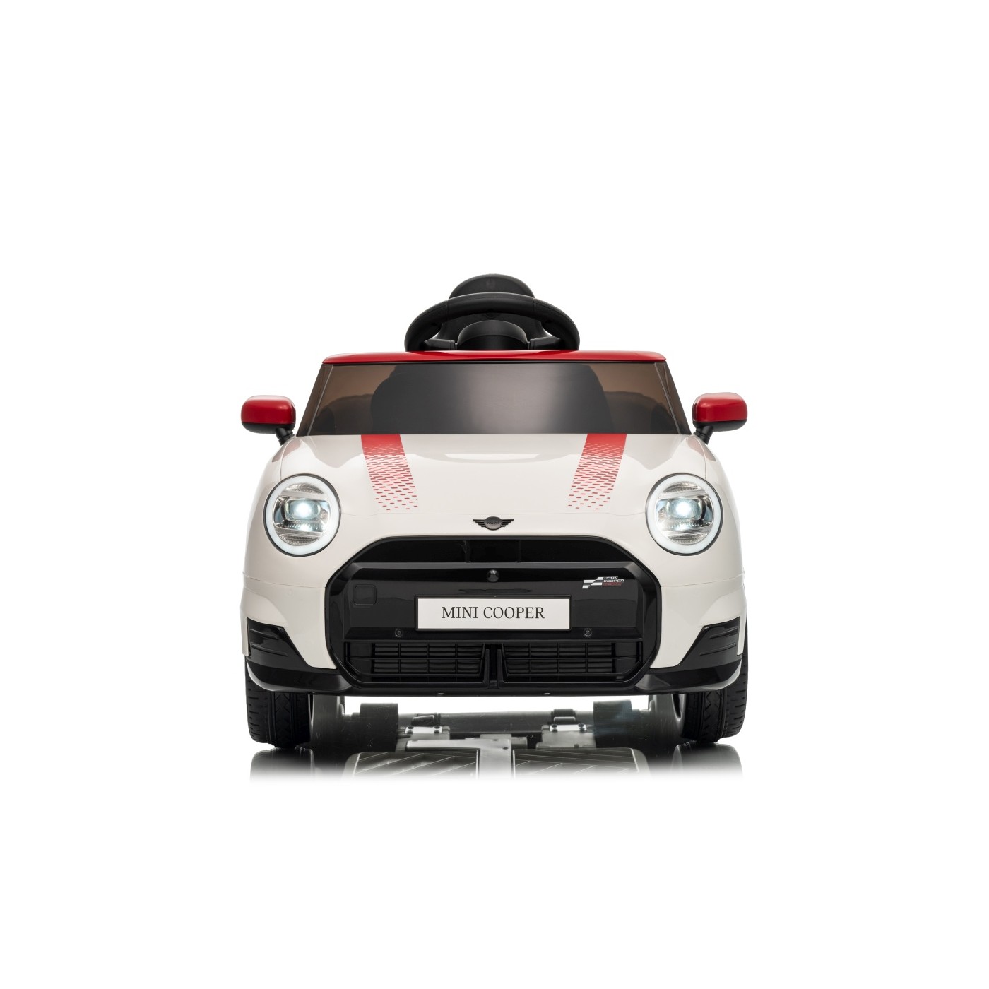Mini Cooper biele vozidlo