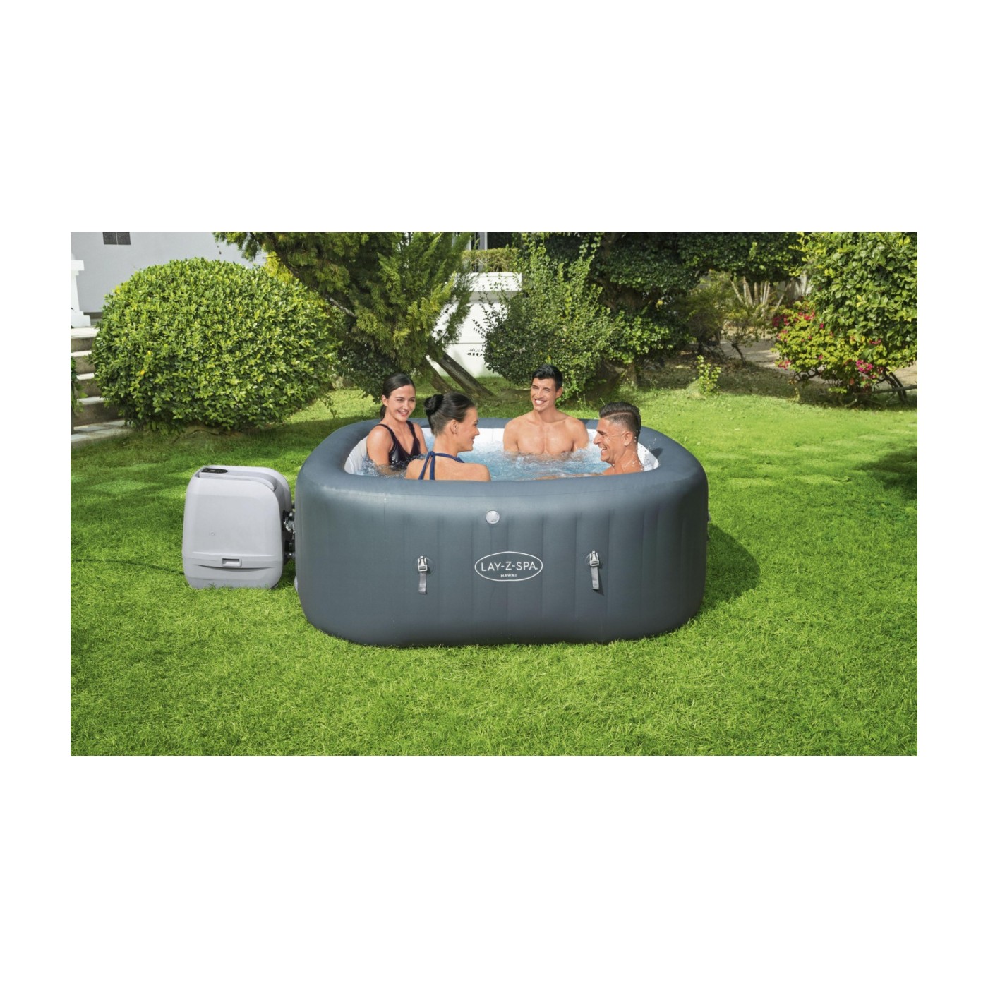 Hawaii Lay-Z-Spa HydroJet Pro Spa nafukovacie BESTWAY 6-miestne + Čerpadlo + Filter + ChemConnect