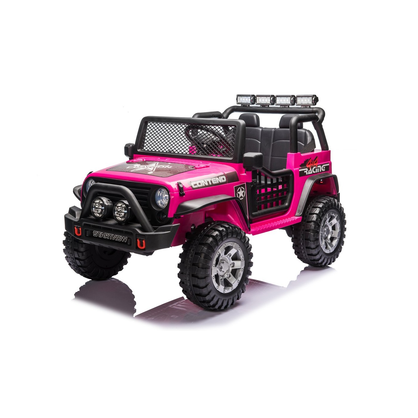 Ružové vozidlo Jeep BEAST 4x4