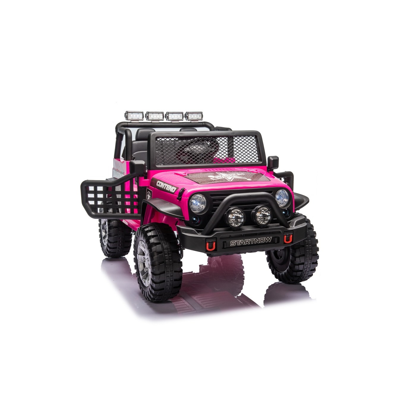 Ružové vozidlo Jeep BEAST 4x4