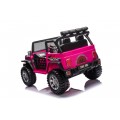 Ružové vozidlo Jeep BEAST 4x4