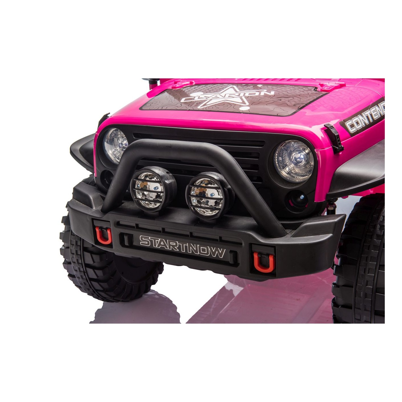 Ružové vozidlo Jeep BEAST 4x4