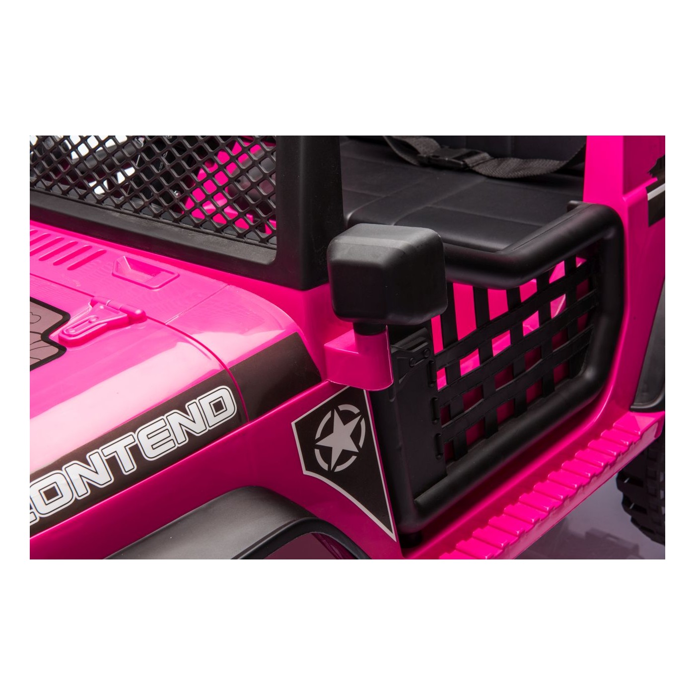 Ružové vozidlo Jeep BEAST 4x4