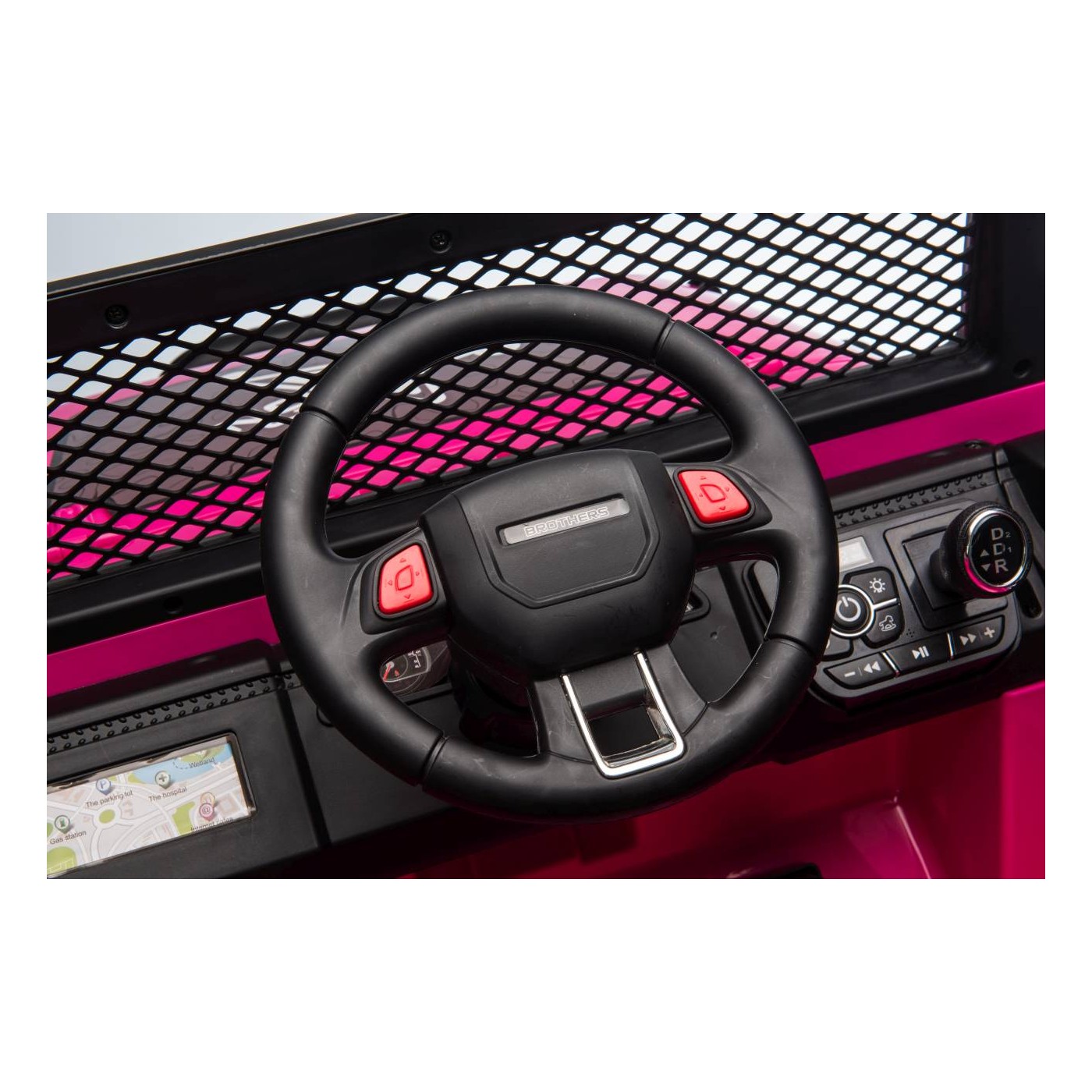 Ružové vozidlo Jeep BEAST 4x4