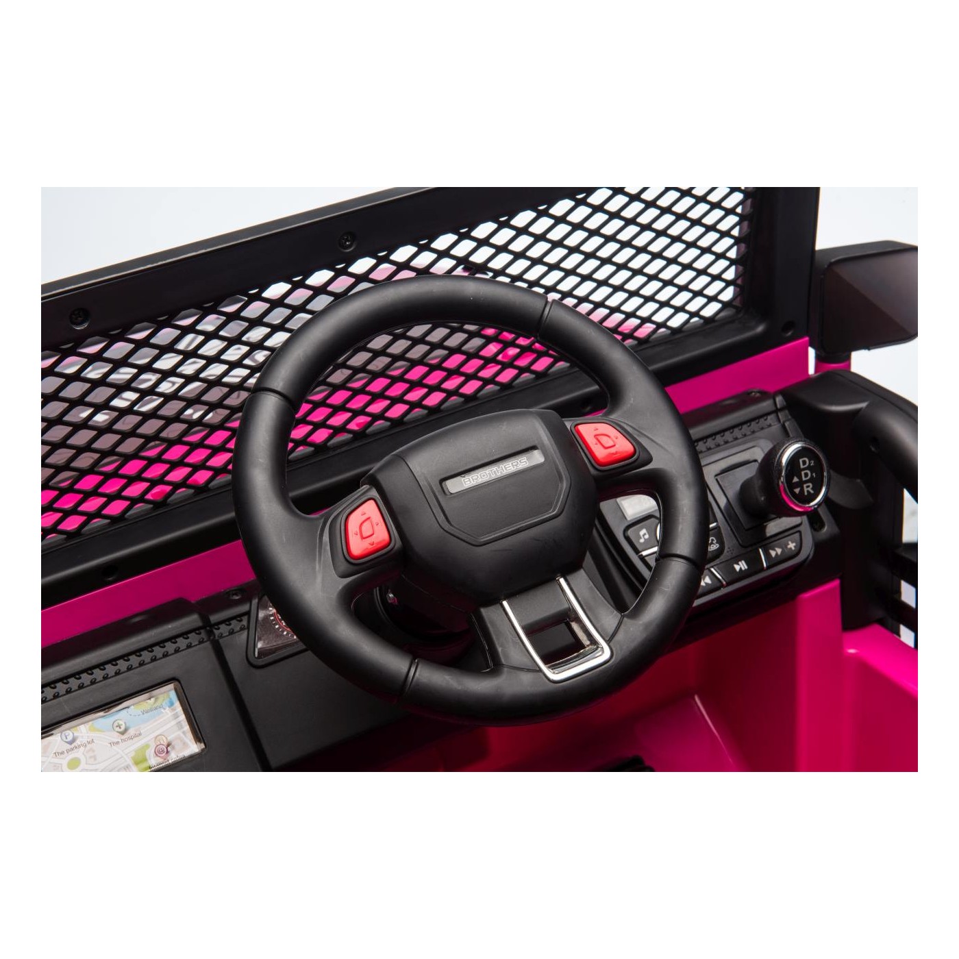 Ružové vozidlo Jeep BEAST 4x4