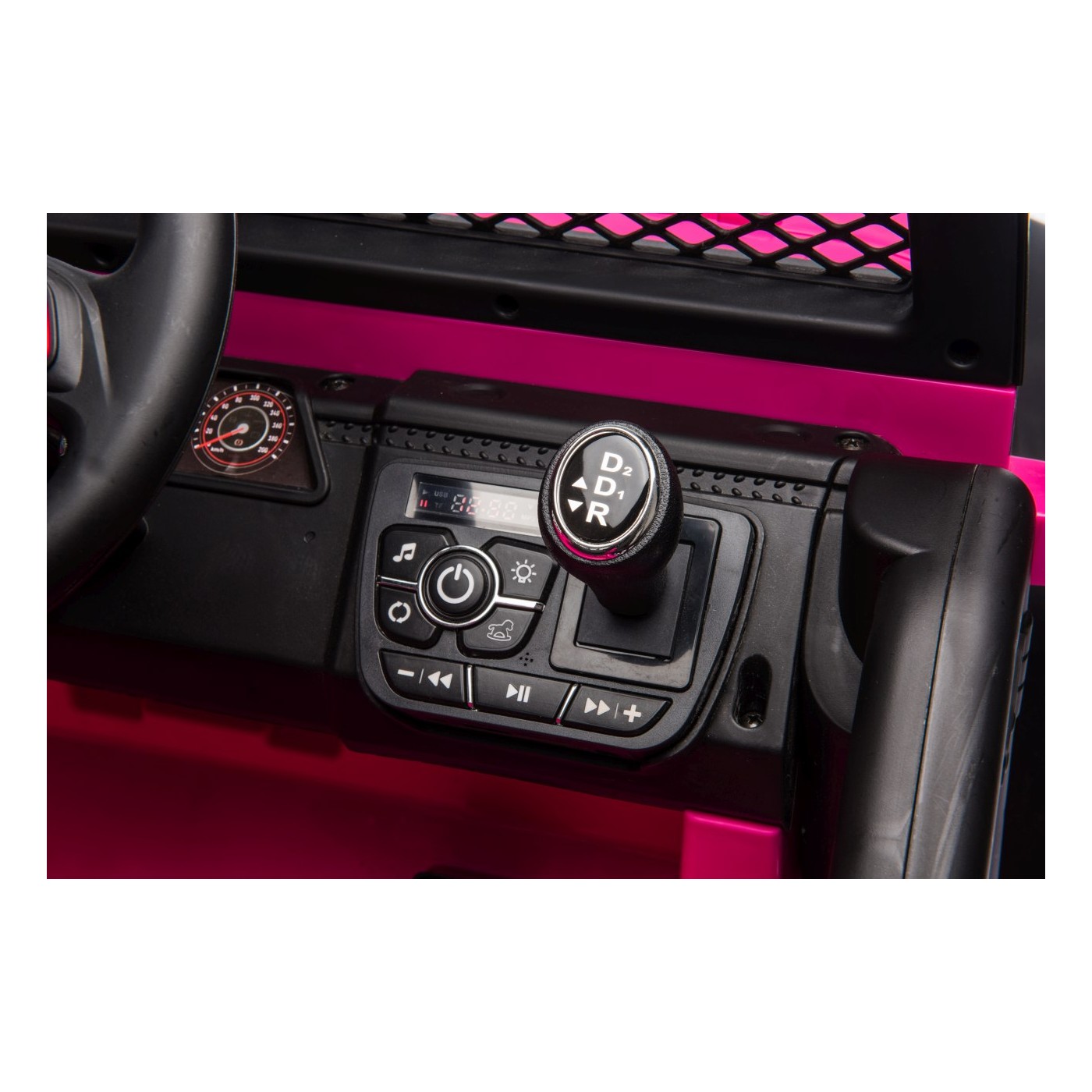 Ružové vozidlo Jeep BEAST 4x4