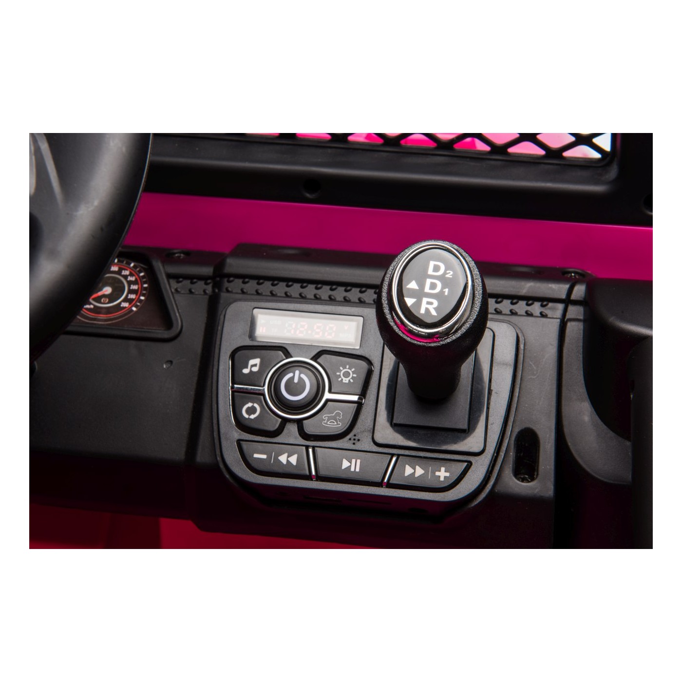 Ružové vozidlo Jeep BEAST 4x4