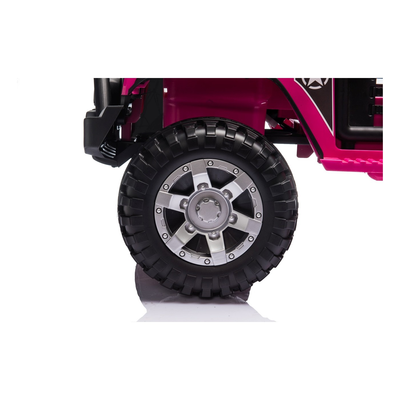 Ružové vozidlo Jeep BEAST 4x4