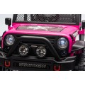 Ružové vozidlo Jeep BEAST 4x4