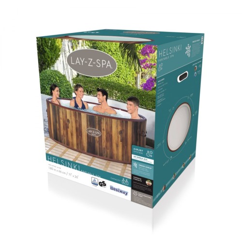 Helsinki Lay-Z-Spa AirJet Domáce Spa BESTWAY 7-os. + Čerpadlo + Príslušenstvo