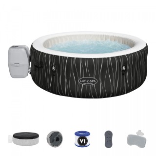 Hollywood Lay-Z-Spa AirJet Domáce Spa BESTWAY 6-os. + LED + 4 vankúše