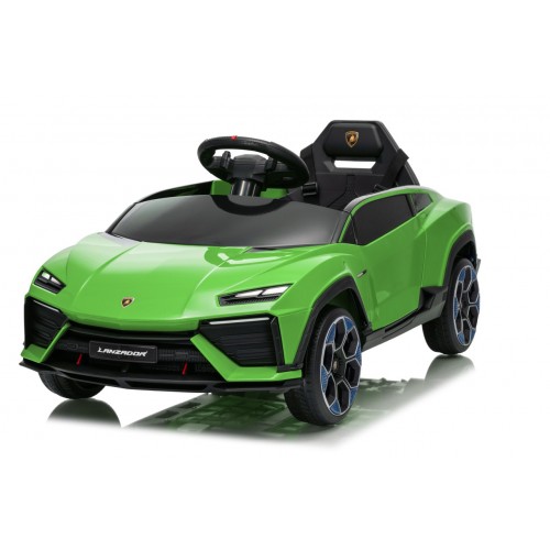 Zelené vozidlo Lamborghini Lanzador