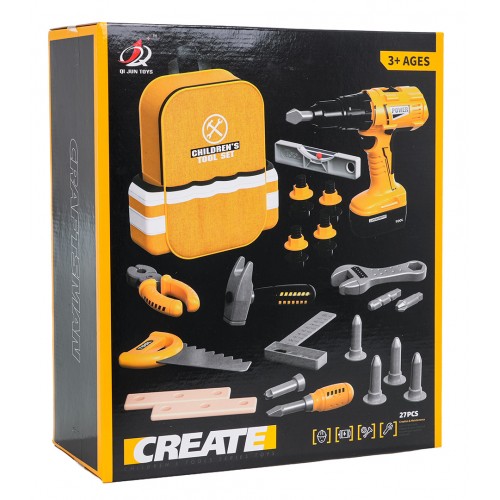 Sada pre malého kutila žltá + batoh