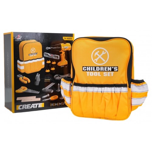 Sada pre malého kutila žltá + batoh