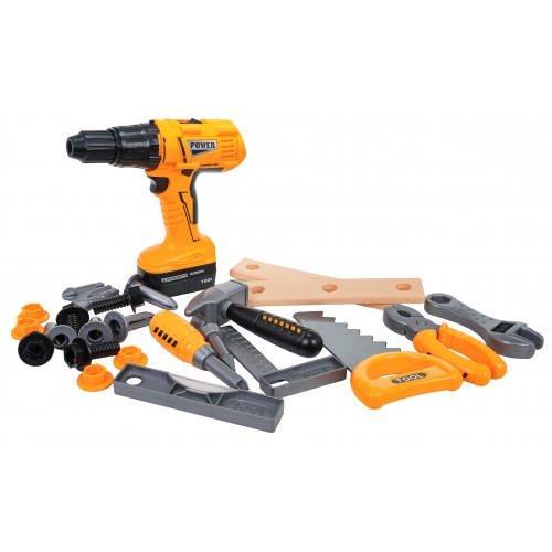 Sada pre malého kutila žltá + batoh