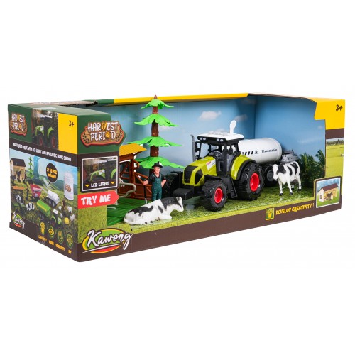 Farmárska súprava s traktorom