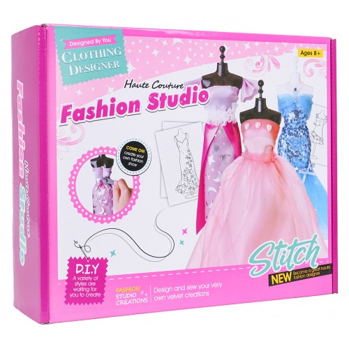 Malá dizajnérska súprava, farebné materiály + príslušenstvo