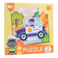 Magnetické puzzle Vozidlá + Brožúra
