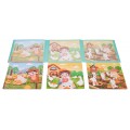 Magnetické puzzle Farma + kniha
