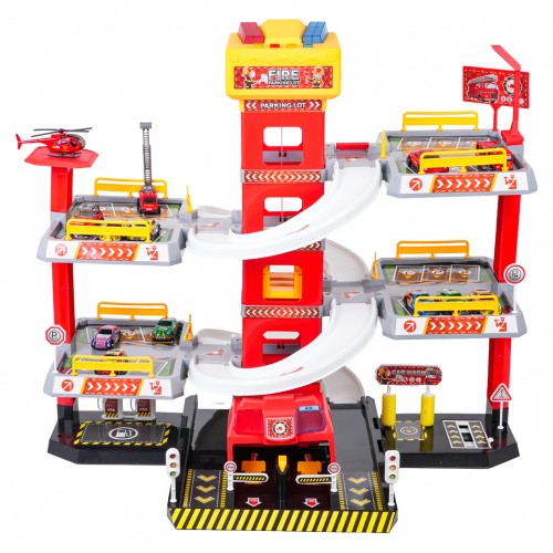 Viacpodlažné parkovisko pre hasičský zbor + príslušenstvo