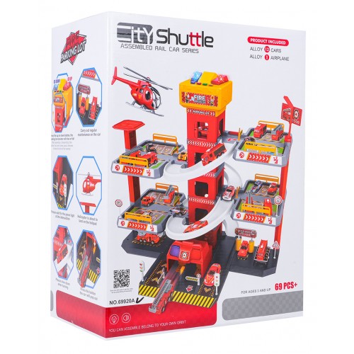 Viacpodlažné parkovisko pre hasičský zbor + príslušenstvo