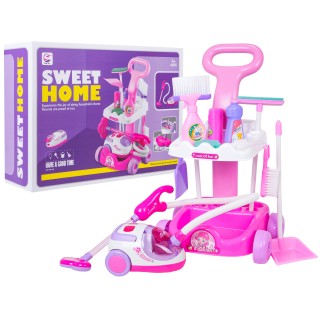 Ružová čistiaca sada + príslušenstvo