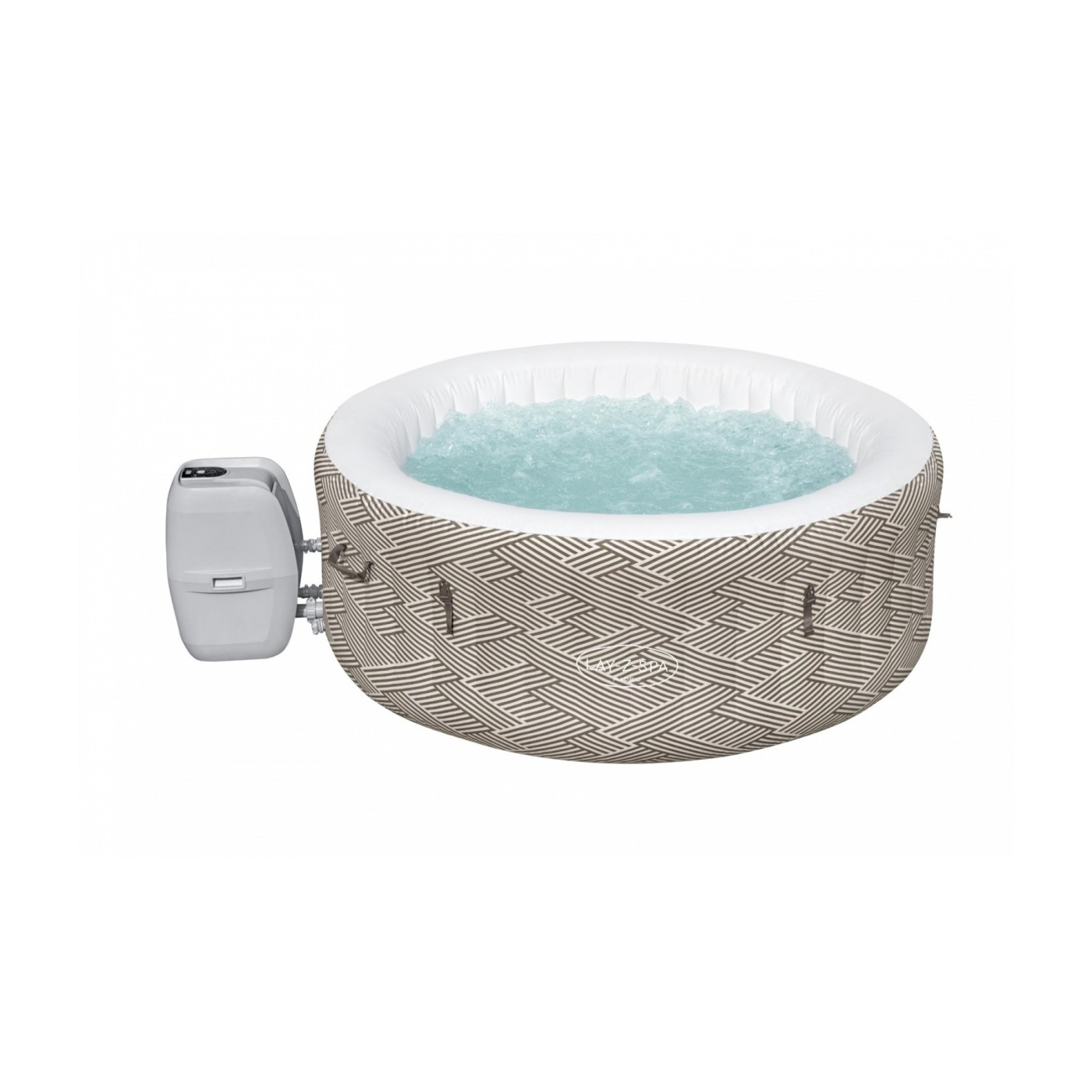 Madrid Lay-Z-Spa Vírivka do záhrady BESTWAY 4-os.+ Čerpadlo s filtrom + Kryt