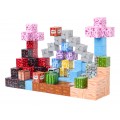 Sada magnetických kociek, blokov, 117 ks.