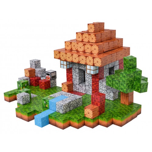 Sada magnetických kociek, blokov, 312 ks.