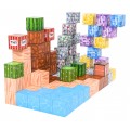Sada magnetických kociek, blokov, 88 ks.