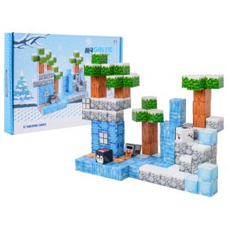 Sada magnetických kociek, blokov, 113 ks.