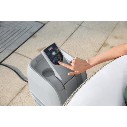 Madrid Lay-Z-Spa Vírivka do záhrady BESTWAY 4-os.+ Čerpadlo s filtrom + Kryt