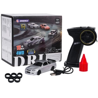 R/C Drift Car 1:43 Biele + Príslušenstvo