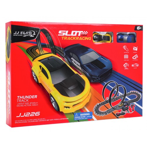 DRÁHA ŠPORTOVÉ AUTO PRETEKÁRSKE AUTIKY Dĺžka dráhy 308 cm