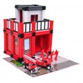 Sada pre hasičskú garáž + príslušenstvo a figúrky