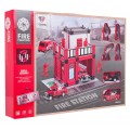 Sada pre hasičskú garáž + príslušenstvo a figúrky