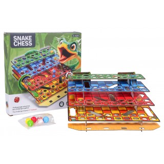 3D stolová hra s hadím rebríkom