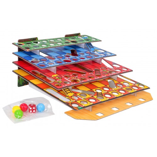 3D stolová hra s hadím rebríkom