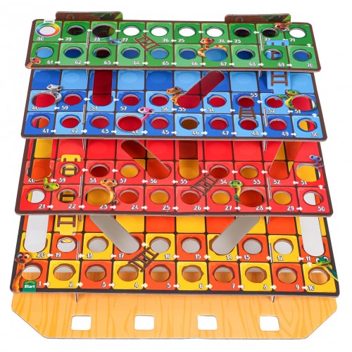 3D stolová hra s hadím rebríkom