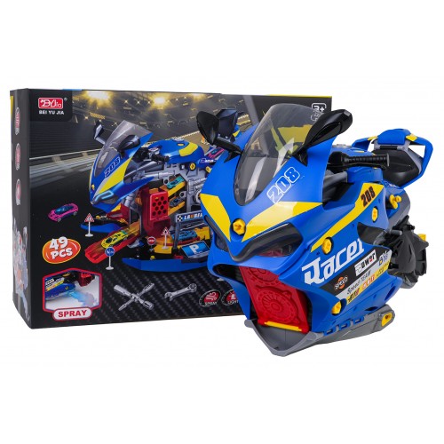 MEGA parkovanie s funkciou dymu pre motocykle