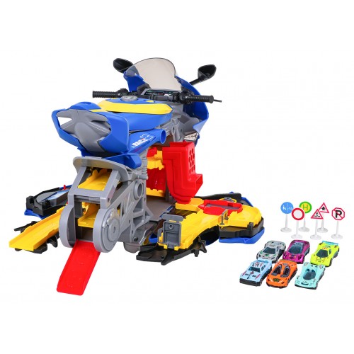 MEGA parkovanie s funkciou dymu pre motocykle