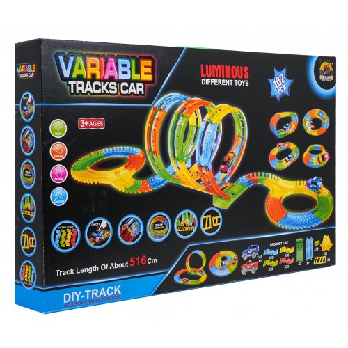 Automobilová pretekárska dráha VARIABILNÁ 162 ks.