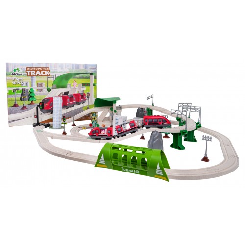 Mestský vláčik so svetelnými a zvukovými funkciami 89 dielov.