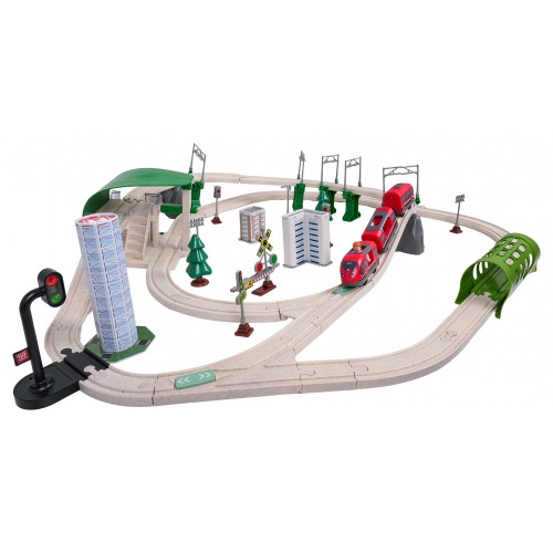 Mestský vláčik so svetelnými a zvukovými funkciami 89 dielov.