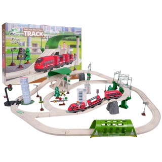 Mestský vláčik so svetelnými a zvukovými funkciami 89 dielov.