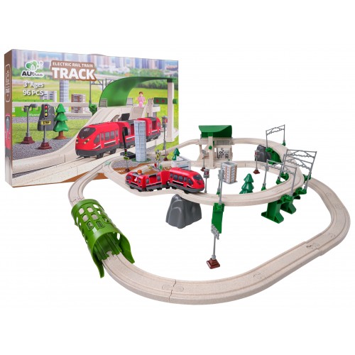 Mestský vláčik so svetelnými a zvukovými funkciami 89 dielov.