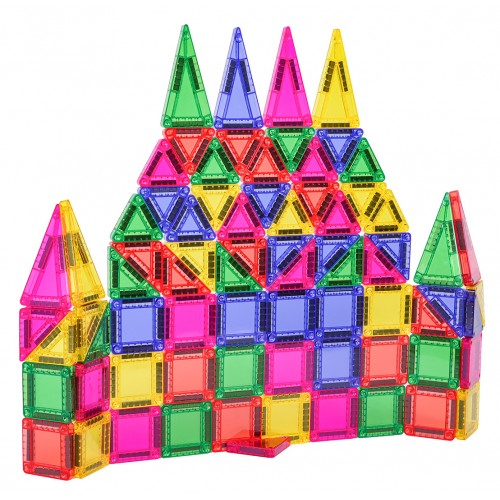 Sada farebných magnetických kociek 75 ks.