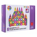 Sada farebných magnetických kociek 75 ks.