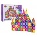 Sada farebných magnetických kociek 75 ks.